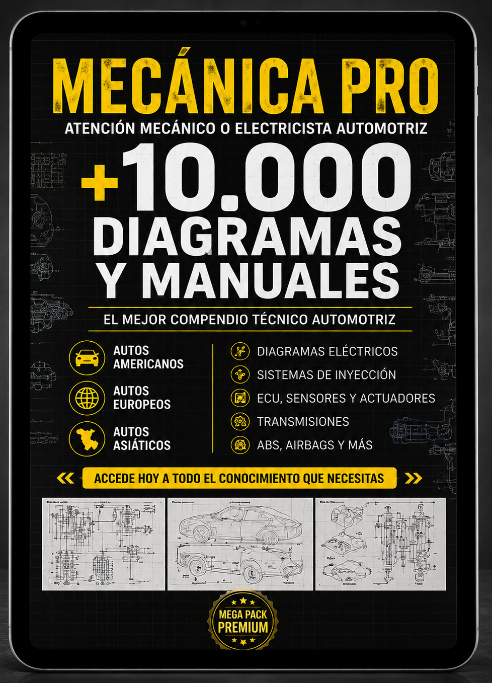 Mecánica Pro: Más de 10.000 Diagramas y Manuales