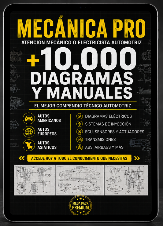Mecánica Pro: Más de 10.000 Diagramas y Manuales